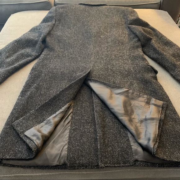 Dolce & Gabbana Men’s Single Breasted Wool Blend coat - charcoal Gray - Picture 15 of 16